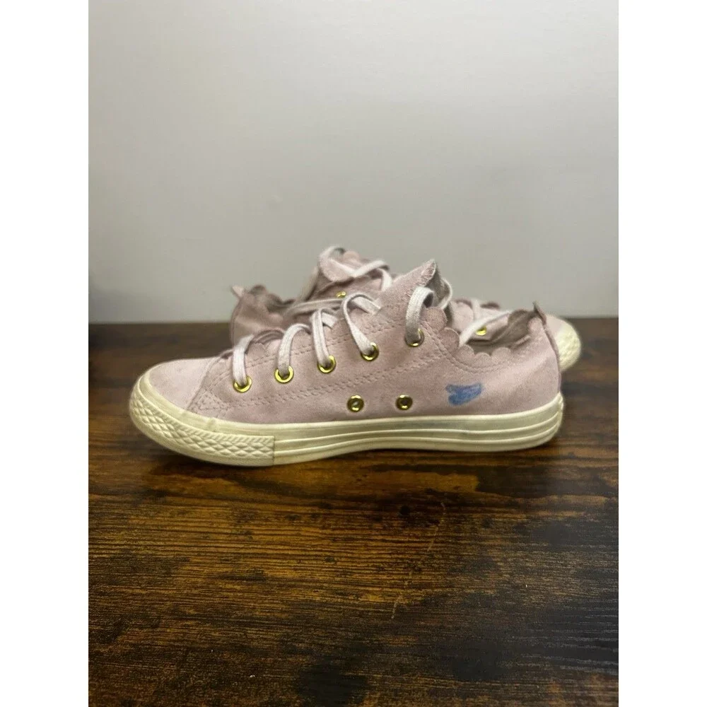 Converse Pink Chuck Taylor All Star Low Top Sneakers, Youth Kids Size 3